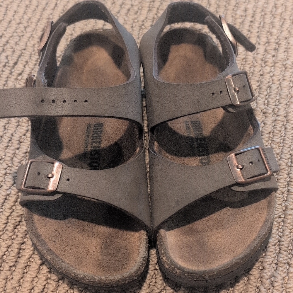 Birkenstock Black Two-Strap Sandals